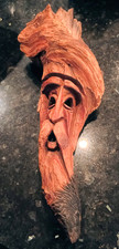Scultura legno artigianale usato  Spedire a Italy