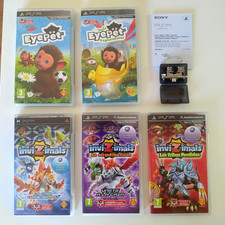 Câmera Sony PSP 300 1.3MP Playstation Eyepet Invizimals COLEÇÃO COMPLETA DE JOGOS comprar usado  Enviando para Brazil