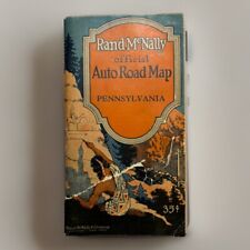 MAPA RODOVIÁRIO: 1926 - Rand McNally - Roteiro automático da Pensilvânia comprar usado  Enviando para Brazil
