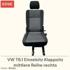 Sitz einzelsitz klappsitz gebraucht kaufen  Küstrin-Kietz