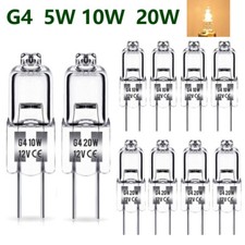 1-100 x G4 5W 10W 20W Halogen Lampe Stiftsockellampe Warmweiß Birne Dimmbar 12V comprar usado  Enviando para Brazil