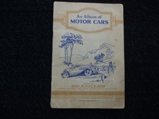 cigarette cards cars for sale  MELTON MOWBRAY