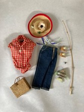 Vintage Barbie Doll Zestaw piknikowy Strój #967 Kompletny, w tym słup rybny HTF, używany na sprzedaż  Wysyłka do Poland
