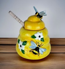 Yellow ceramic honey for sale  Houma