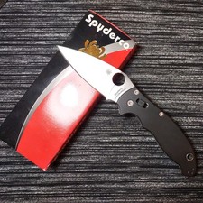 Spyderco smooth g10 for sale  Linden