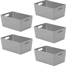 Grey plastic storage for sale  BRADFORD