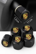 Pacote com 5 tampas de haste de válvula pretas para Porsche GTS Cayenne 911 FRETE GRÁTIS EUA, usado comprar usado  Enviando para Brazil