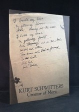 Kurt schwitters creator gebraucht kaufen  Lübeck