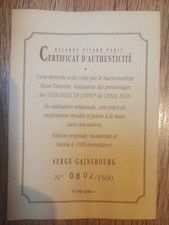 Buste serge gainsbourg d'occasion  Juliénas