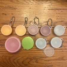 Lote de mini tigela Tupperware vintage colecionável com tampas chaveiro comprar usado  Enviando para Brazil