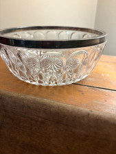 crystal bowl trim silver for sale crystal bowl trim silver for sale Mumford