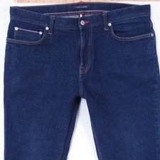 Męskie dżinsy Tommy Hilfiger STRAIGHT Stretch Slim Straight Blue W34 L34 na sprzedaż  Wysyłka do Poland