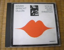 Kinski spricht villon gebraucht kaufen  Berlin