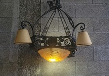 Lustre suspension fer d'occasion  Albertville