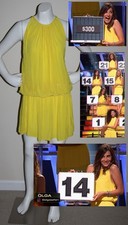 Vestido sexy usado Deal or No Deal estojo 14 tela Olga Safari usado TV adereço guarda-roupa comprar usado  Enviando para Brazil