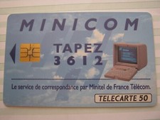 Télécarte f362 minicom d'occasion  Étang-sur-Arroux