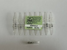 8 X Neodimio Metallo 99.9% un-Oxidized Argon Ampolle' Tavola Periodica Elementi comprar usado 8 X Neodimio Metallo 99.9% un-Oxidized Argon Ampolle' Tavola Periodica Elementi comprar usado  Enviando para Brazil