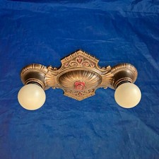 Soquete duplo antigo único policromado montagem embutida boa reconectada 10G comprar usado Soquete duplo antigo único policromado montagem embutida boa reconectada 10G comprar usado  Enviando para Brazil