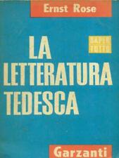 Letteratura tedesca letteratur usato  Italia