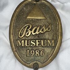 Brass vintage plaque for sale  STOKE-ON-TRENT