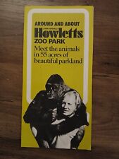 EARLY Howletts Zoo guide map c1978 VERY RARE/HISTORIC/HIGHLY COLLECTABLE/SEETEXT comprar usado  Enviando para Brazil