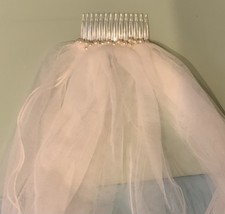 Brautschleier hochzeit ivory gebraucht kaufen  Leverkusen