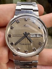 Vintage Mido Commander Cronômetro Datoday 8479 Automático Fabricado na Suíça Tom Prata comprar usado  Enviando para Brazil