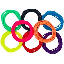 IN Gomma Braccialetti Neon Colorati Elastici 80S Costume Accessori Disco Hen Da comprar usado  Enviando para Brazil