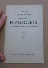 Old booklet tutor for sale  ILFORD