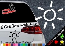 Sonne aufkleber größen gebraucht kaufen  Weiden