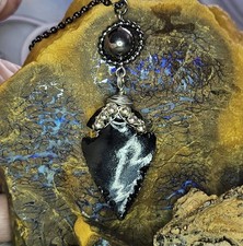 Gunmetal plated obsidian for sale  WALSALL