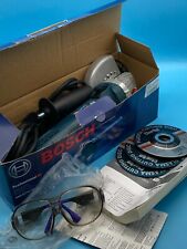 Usado, Rebarbadora angular Bosch GWS9-115S 900W com 4 discos de corte a plasma e óculos de segurança comprar usado  Enviando para Brazil