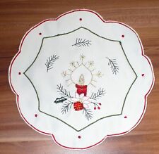 Besticktes weihnachtsdeckchen  gebraucht kaufen  Darmstadt