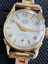 Goldene damen armbanduhr gebraucht kaufen  Hamburg