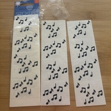 Adesivos antigos da Sra. Grossman notas musicais música 3 folhas 3/8" banda coro musical comprar usado  Enviando para Brazil