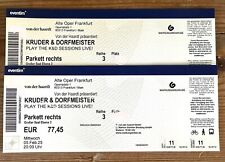 Tickets kruder dorfmeister gebraucht kaufen  Köln