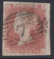 1841 red imperf for sale  HASTINGS