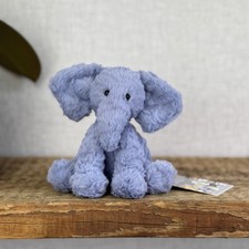 Jellycat Baby Fuddlewuddle Elephant - Fuddlewuddle Tiny Blue Elephant 4” (#2) comprar usado  Enviando para Brazil