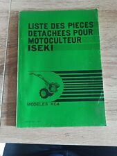 Catalogue piece iseki d'occasion  Les Bordes