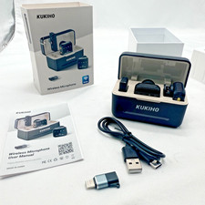 Microfone de lapela sem fio para iPhone iPad Android com estojo de carregamento 80h B... comprar usado  Enviando para Brazil