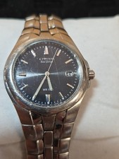 Relógio masculino Citizen Eco-Drive 36mm WR100 aço inoxidável *funcionando  comprar usado  Enviando para Brazil