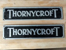 Thornycroft name plates for sale  WINCHESTER