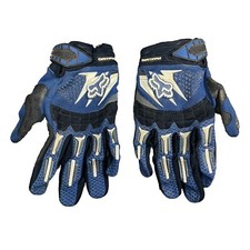 Luvas de motocross masculinas Fox Racing Dirtpaw azul preto branco tamanho médio comprar usado  Enviando para Brazil