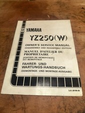 Yamaha yz250w 1989 for sale  BRISTOL