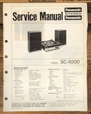 Manual de serviço estéreo Panasonic SC-8200 *original* comprar usado  Enviando para Brazil