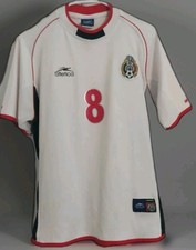 Usado, Camiseta Atlética México 2002 Copa do Mundo Alberto Garcia Aspe tamanho raro médio  comprar usado  Enviando para Brazil