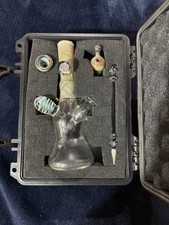 Equipamento de vidro American Heady 14 mm com estojo, tampa, Dabber, Banger e pérolas. 8 pol. de altura  comprar usado  Enviando para Brazil