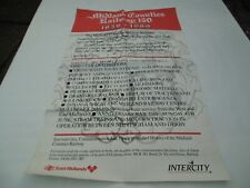 Train railway poster for sale  CHESTERFIELD