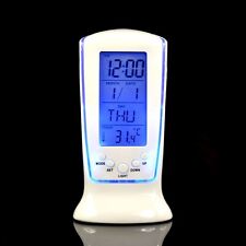 Usado, Luz de fundo digital display LED mesa despertador soneca termômetro calendário comprar usado  Enviando para Brazil