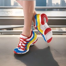 Usado, Tênis de dança Bloch Wave SO523L azul sola dividida múltipla sapatos de jazz tamanho 10 comprar usado  Enviando para Brazil